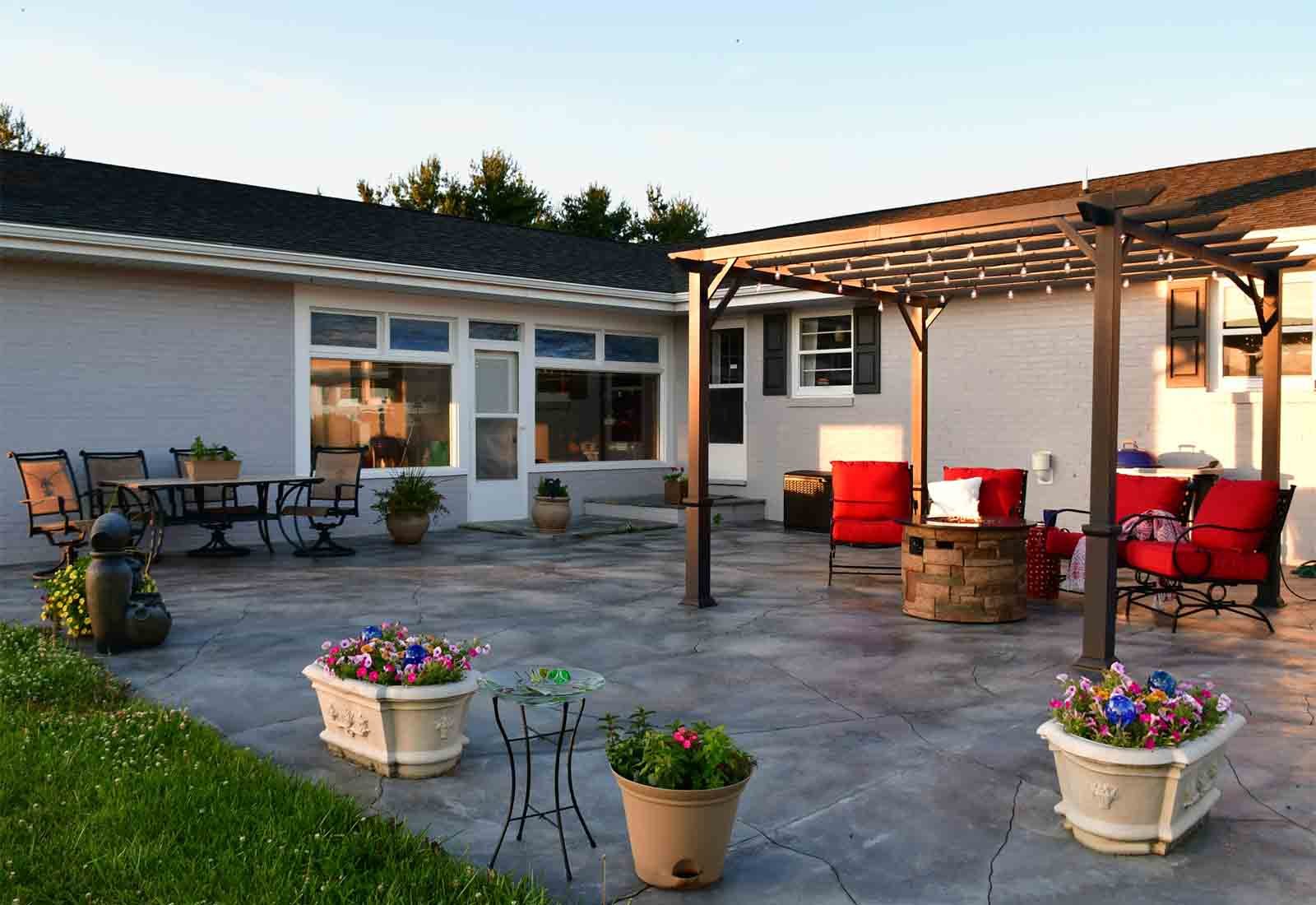 Backyard remodeling project